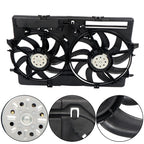 Dual Radiator Cooling Fan Assembly for Audi A4 A5 A6 Q3 Q5 (2010–2018)