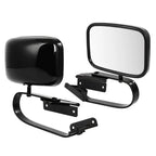 Set of 2 Black Manual Side View Mirrors for Ford F-Series Pickup (1980–1996)