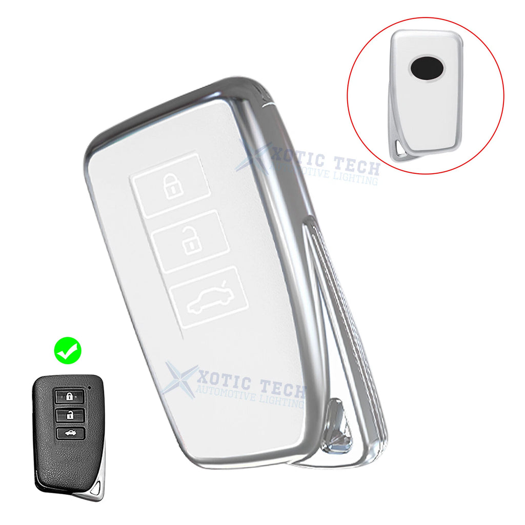 Full Seal TPU Remote Key Fob Case Shell for Lexus (2014–2020) 3-Button