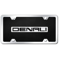 Chrome Badge on Black Acrylic Plate Kit - Officially Licensed for GMC Denali