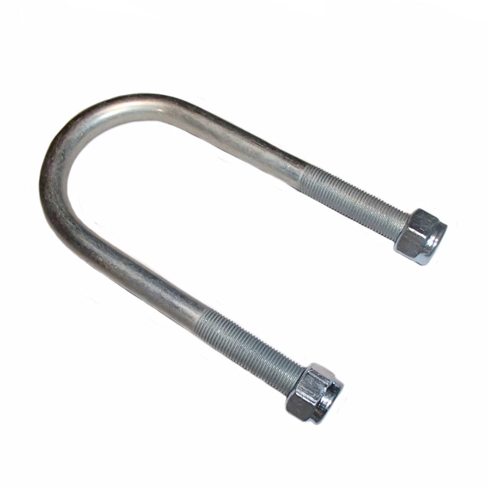 6" U-bolt with 2 Locking Nuts for Trailers (2-3/8" Round Axles)