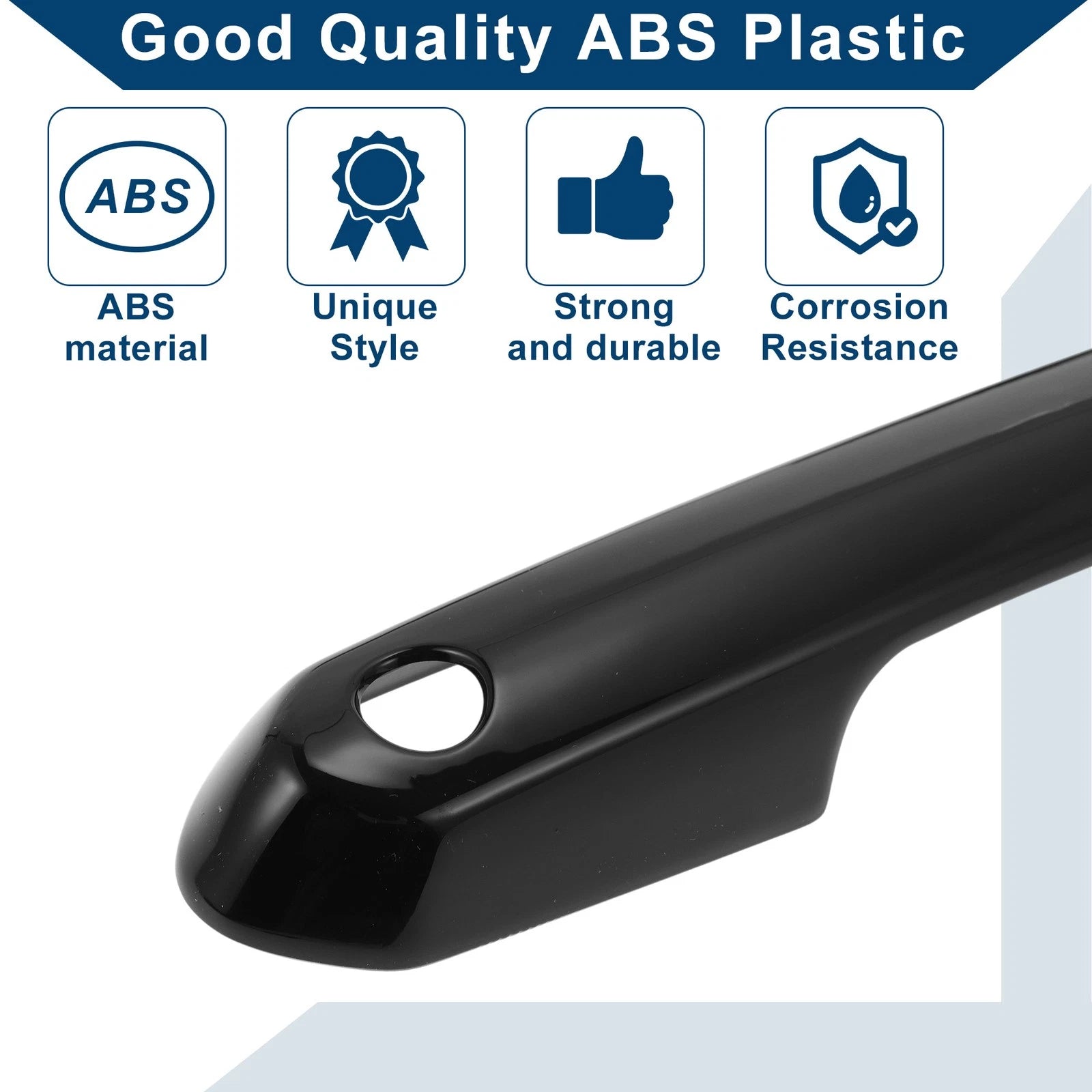 Car Door Handle Cover Trim for Toyota RAV4 (2019–2024) Black