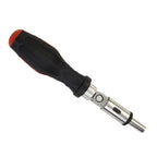 Ratchet Screwdriver 1/4 Inch with Left Right Rotating TPR Handle
