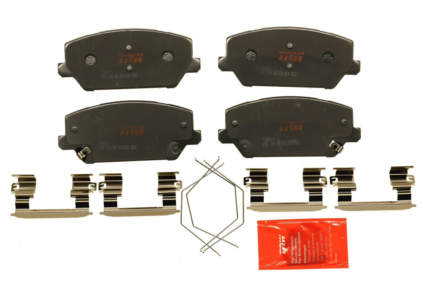 Set of 4 Disc Brake Pads for Hyundai Veloster N (2019–2022)
