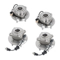 Set of 4 Wheel Bearing Hubs for Chevy Equinox Captiva Sport (2010–2017)