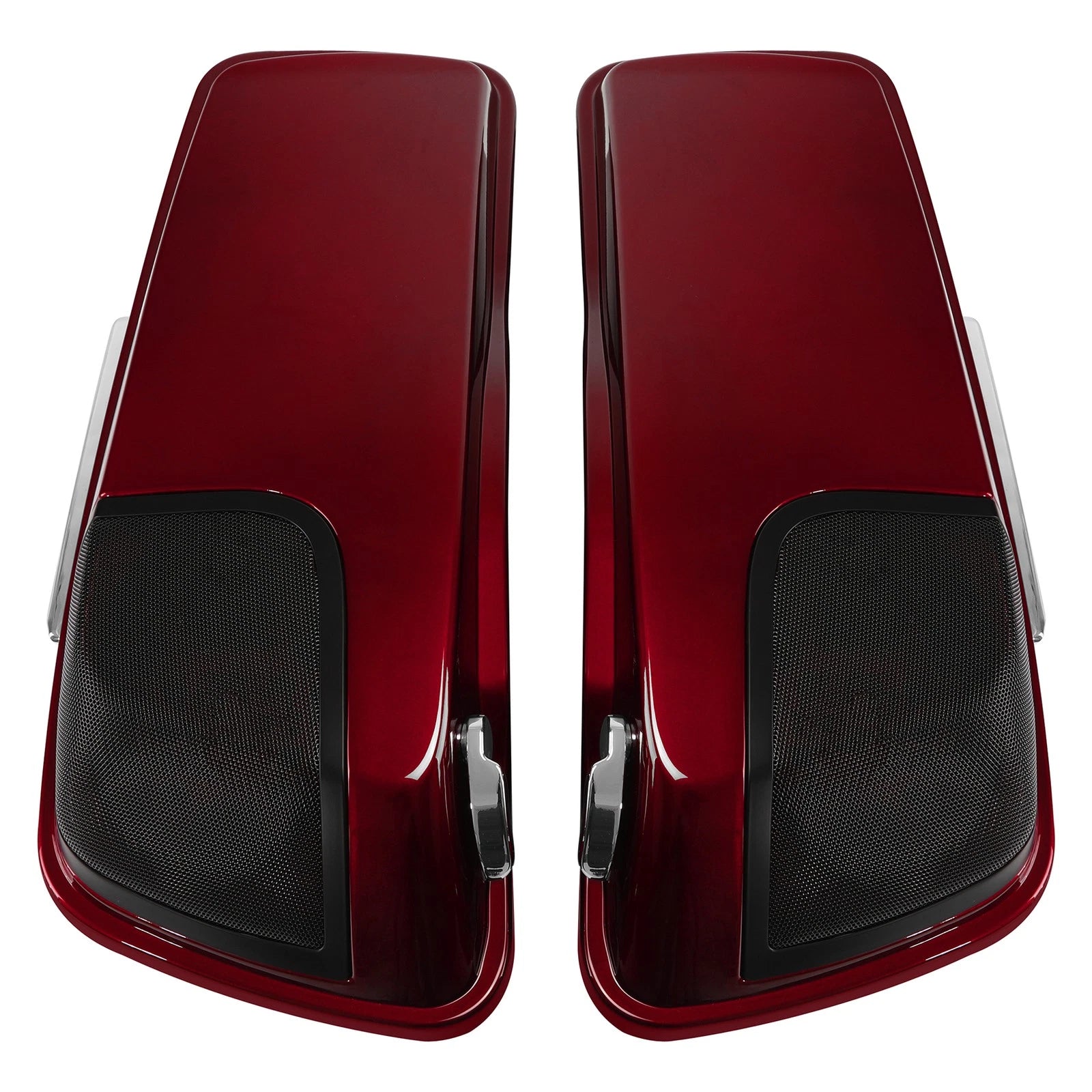 4" Stretched Saddlebags for Harley Road Glide FLTRXS (2017) Velocity Red Sunglo