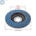 20 Pcs Zirconium Flap Wheels for Angle Grinder 5 Inch 40 Grit Type 29