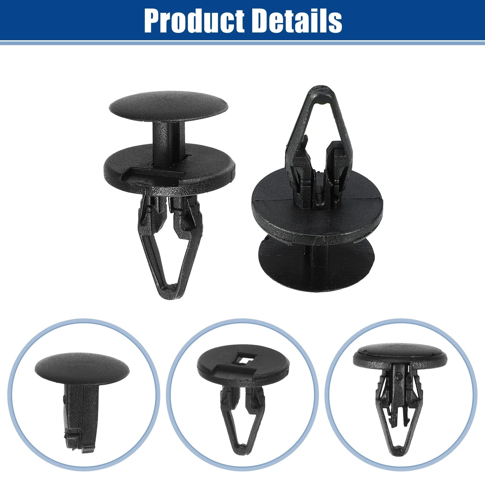 30pcs Bumper Cover Push Type Retainer Clips for Buick Enclave (2008–2017) No.11589290