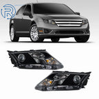 Pair of Halogen Headlights Assembly for Ford Fusion (2010–2012)
