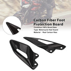 Real Carbon Fiber Foot Protection Board for Street Triple 765 RS (2016–2022)