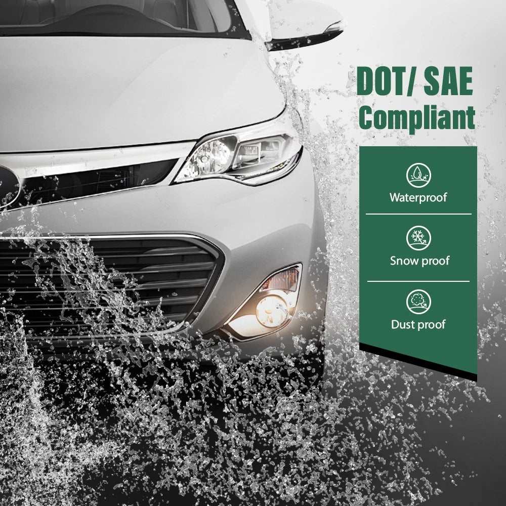 Fog Light Lamps with Chrome Bezels for Toyota Avalon (2013–2015)