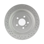 Hella Pagid 345mm Drilled Rear Disc Brake Rotor for MB X166 W166 (2013–2019)