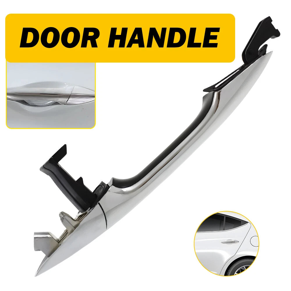 Exterior Door Handle for Hyundai Elantra (2011â2014) Rear Left Chrome
