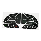 Steering Wheel Replacement Button Decal Sticker for Cherokee Commander