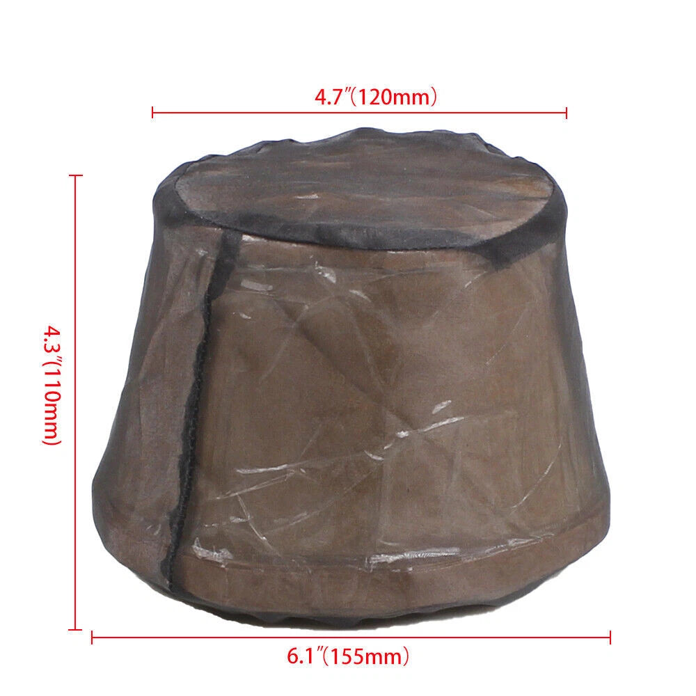 Air Filter Sock Cover for Car Cold Air Intake (Universal Fit)