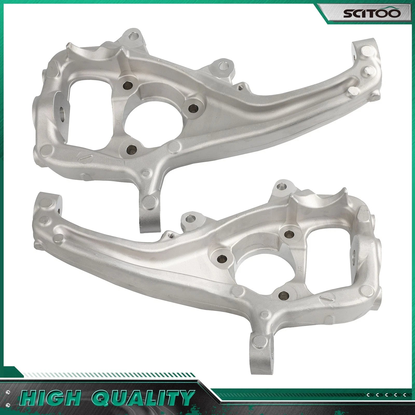 2X Front Steering Knuckle for Dodge Ram 1500 (2003–2018)