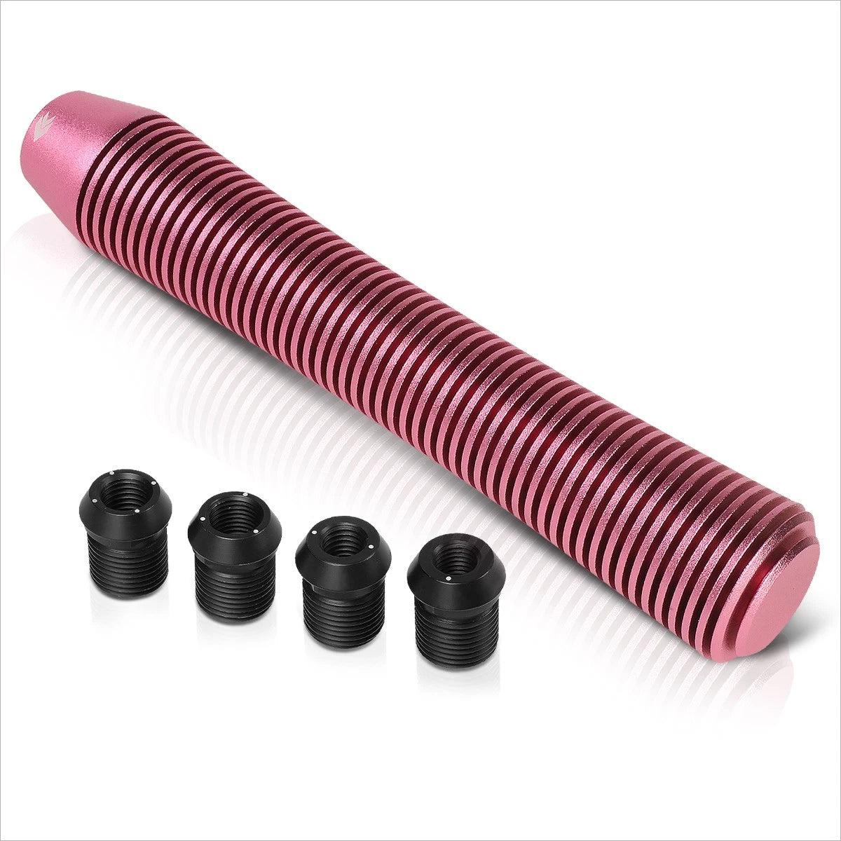 NRG SK-710PK 180mm Pink Shift Knob with 4 Thread Adapters for Universal Fit