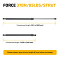 Gas Strut Support for Pickup Truck Back Top Window (26 Inch, 222N, 50lbs)
