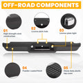 Rear Bumper Assembly Face Bar for Ford Ranger Styleside (1993–2011)
