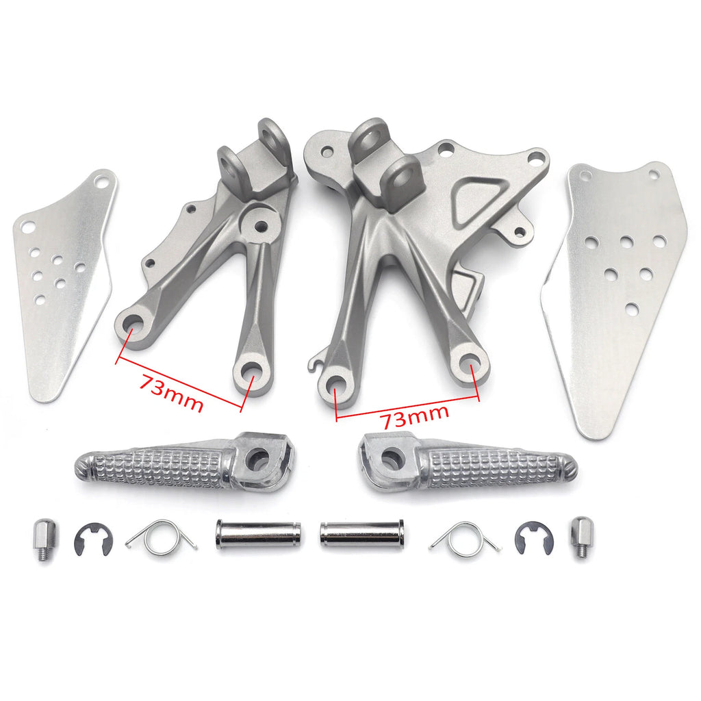 Front Foot Rest Pegs Brackets for Kawasaki ZX-10R (2006–2010)