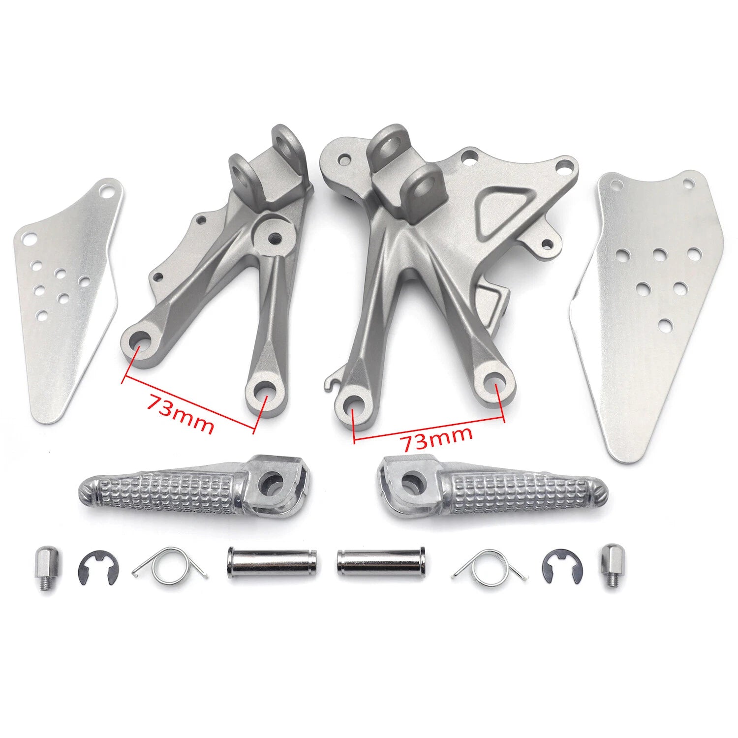 Front Foot Rest Pegs Brackets for Kawasaki ZX-10R (2006–2010)