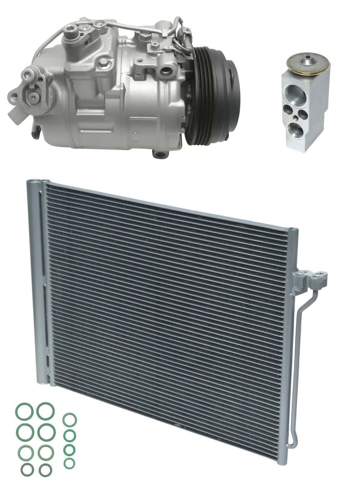 AC Compressor Kit With Condenser for BMW 550i 4.4L (2013–2013)