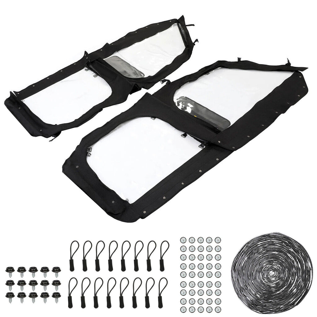 2X Soft Cab Enclosure Upper Doors for Polaris General XP 4 1000 (2019–2023)