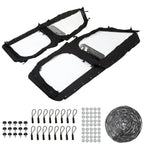 2X Soft Cab Enclosure Upper Doors for Polaris General XP 4 1000 (2019–2023)