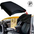 Center Console Armrest Cover for Ford Ranger (2019–2020) Black Leather