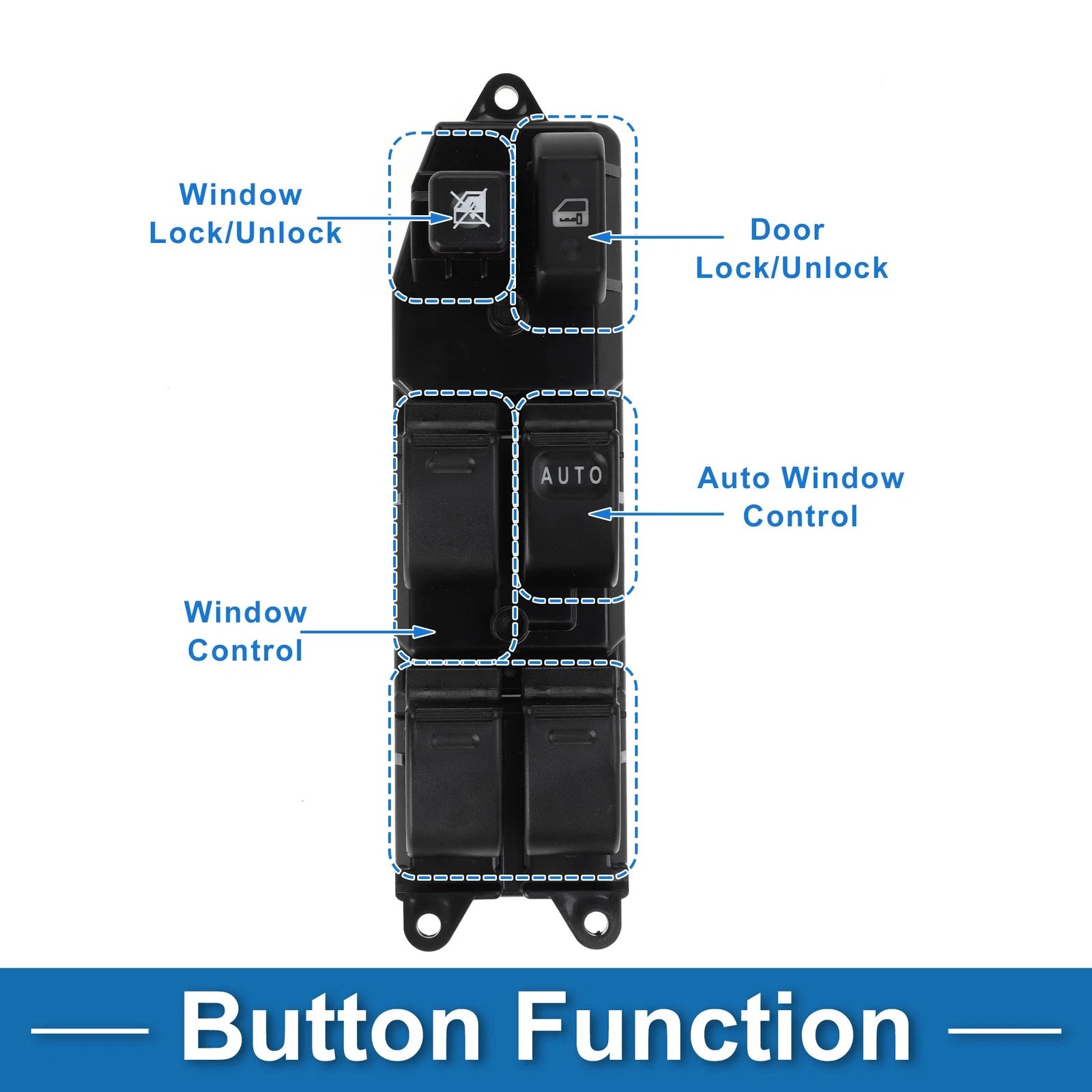 Power Window Switch for Toyota Camry (2002–2006) No. 8482033150