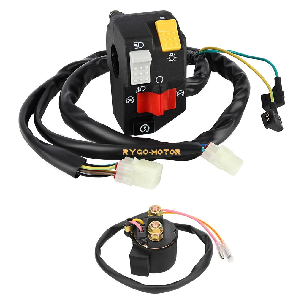 Handlebar & Starter Relay Switch for Honda TRX400EX 400EX Sportrax (2005–2007)