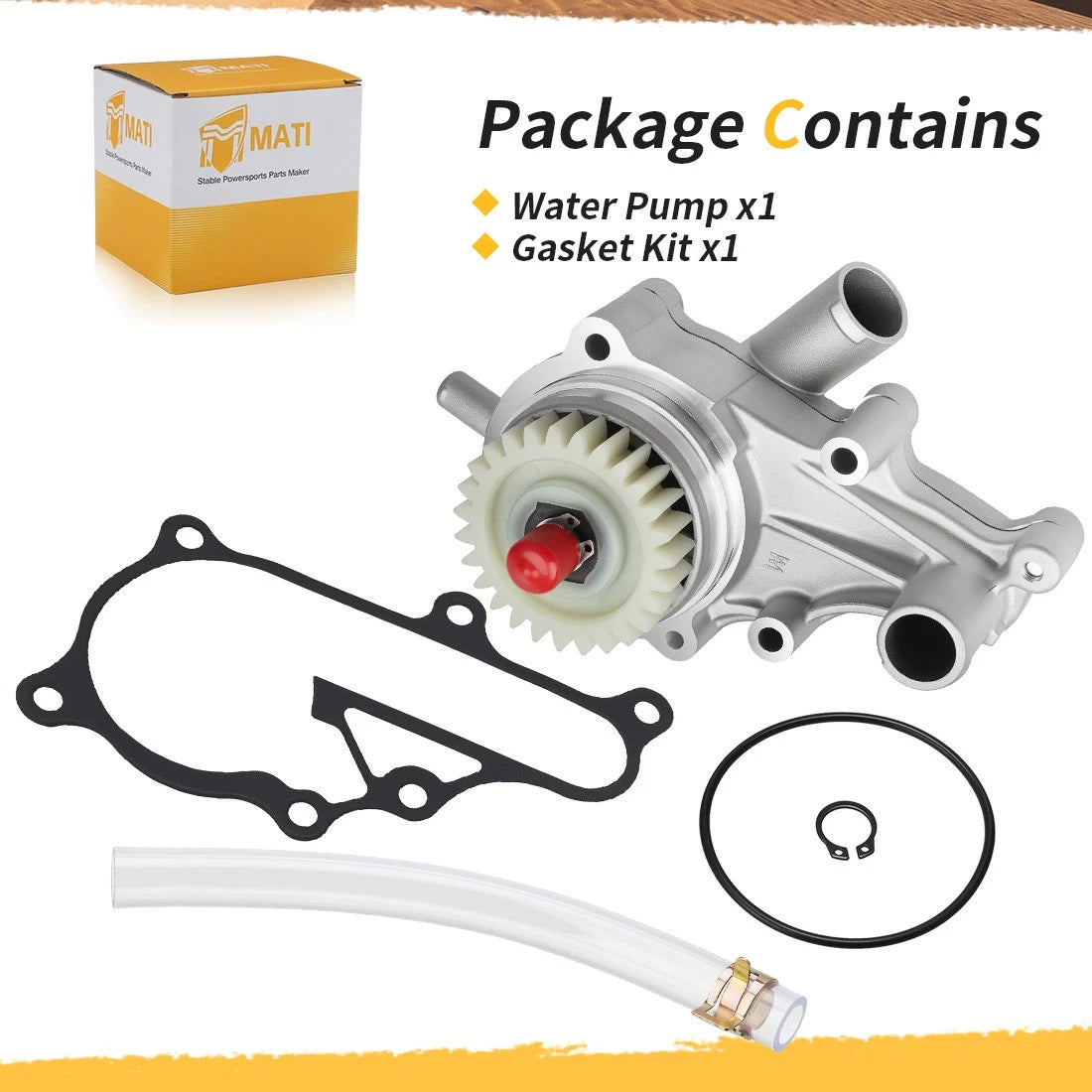 Complete Water Pump Assembly for Yamaha Raptor 700 700R (2006–2024) w/Cover Gasket