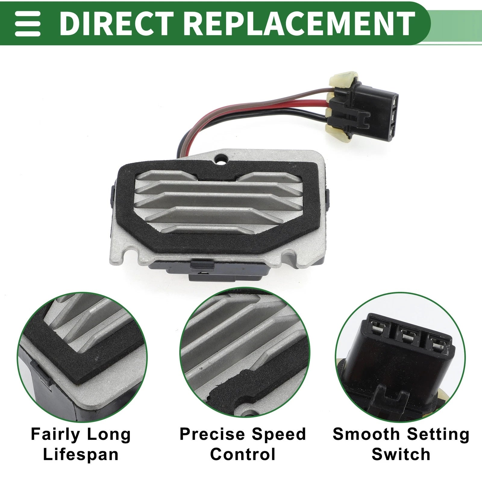 HVAC Blower Motor Resistor for Buick Regal (NO.52481889)