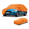 Waterproof Car Cover for Hyundai Elantra (All Weather, Orange, Zipper)