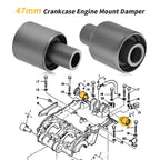 2 Rear Engine Crankcase Bushing Damper Mount for Yamaha Banshee 350 (1987–2006)