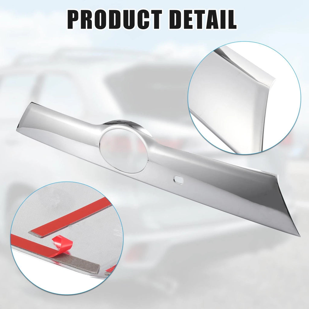 Chrome Plated ABS Rear Trunk Cover Trim for Toyota Highlander (2014–2018) 782685040877