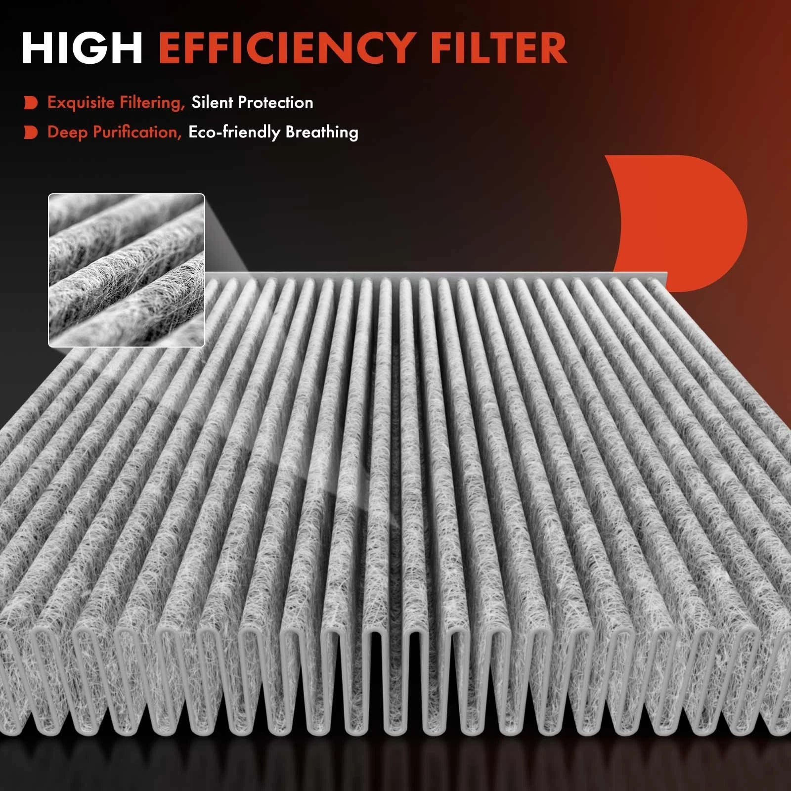 2X Activated Carbon Cabin Air Filter for Ford Transit (2022-2025)