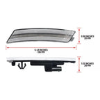 Clear Lens Amber LED Side Marker Lights for Cadillac CT5 (2020–2024)