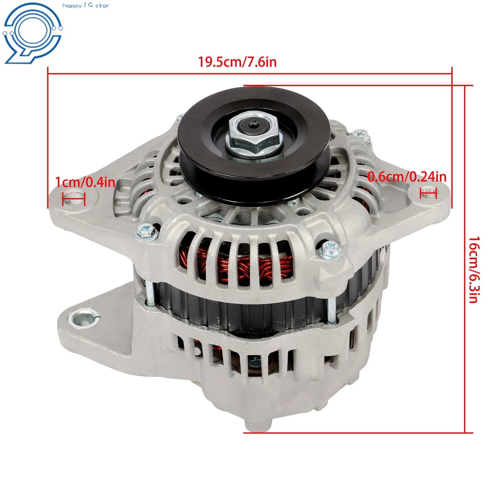 Alternator for Caterpillar CAT 257D 257D3 Skid Steer (2012–2021)