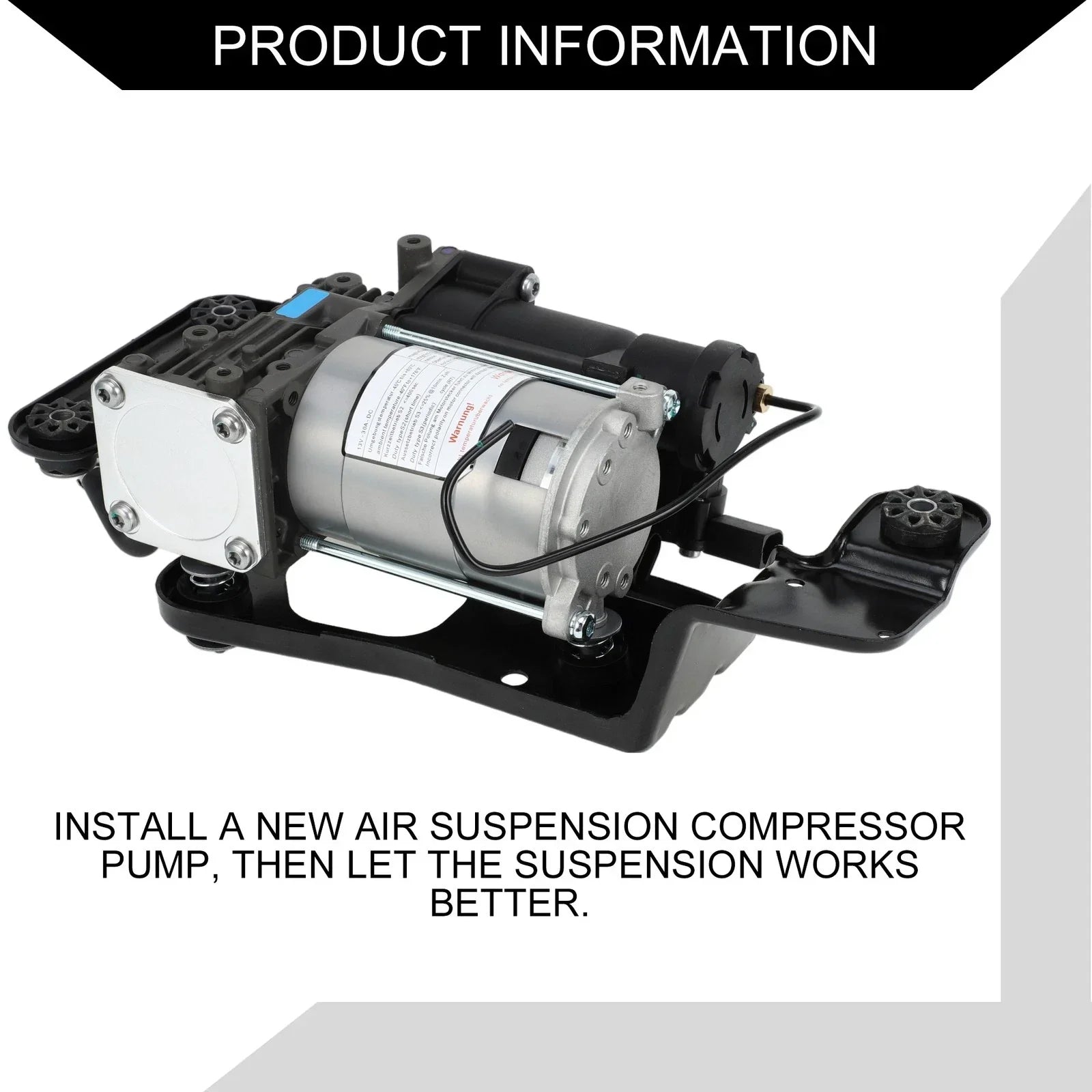Air Suspension Compressor for BMW X5 E70 3.0d (2006 - 2008)