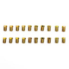 Metric Brake Line Fittings Nut End Union Male Zinc 20x for 3/16" Tube for Vehicle