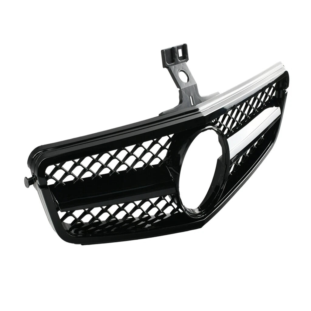 AMG Style Gloss Black Front Grille for Benz W204 C250 200 300 350 (2008–2013)