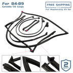 Weather Strip Seal Kit for Chevy Corvette C4 (1984–1989)