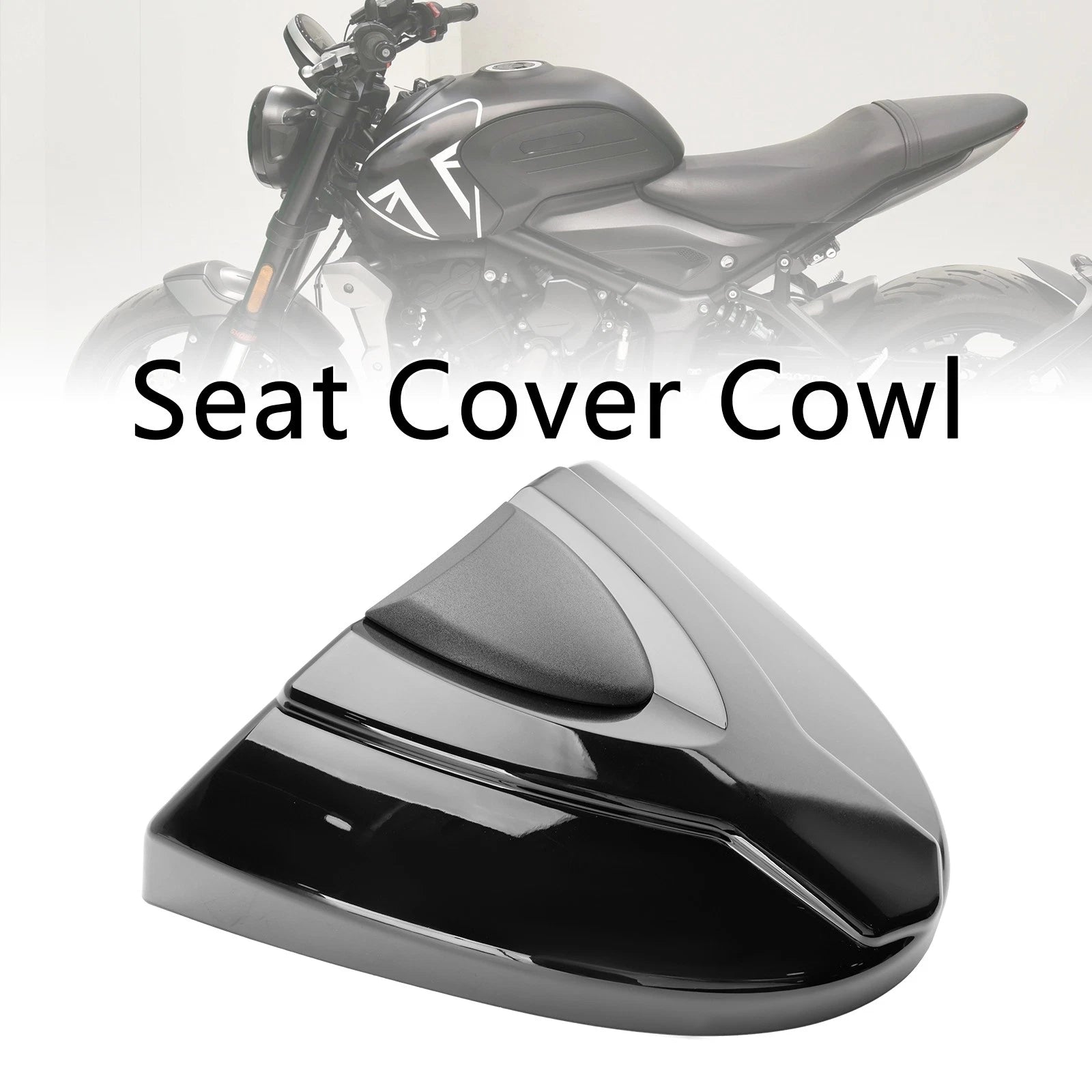 Tail Rear Seat Cover Fairing Cowl for Trident 660 (2021–2024) Black