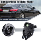Car Door Lock Actuator Motor Rear for Honda Accord (2013–2017) 74851T2AA01