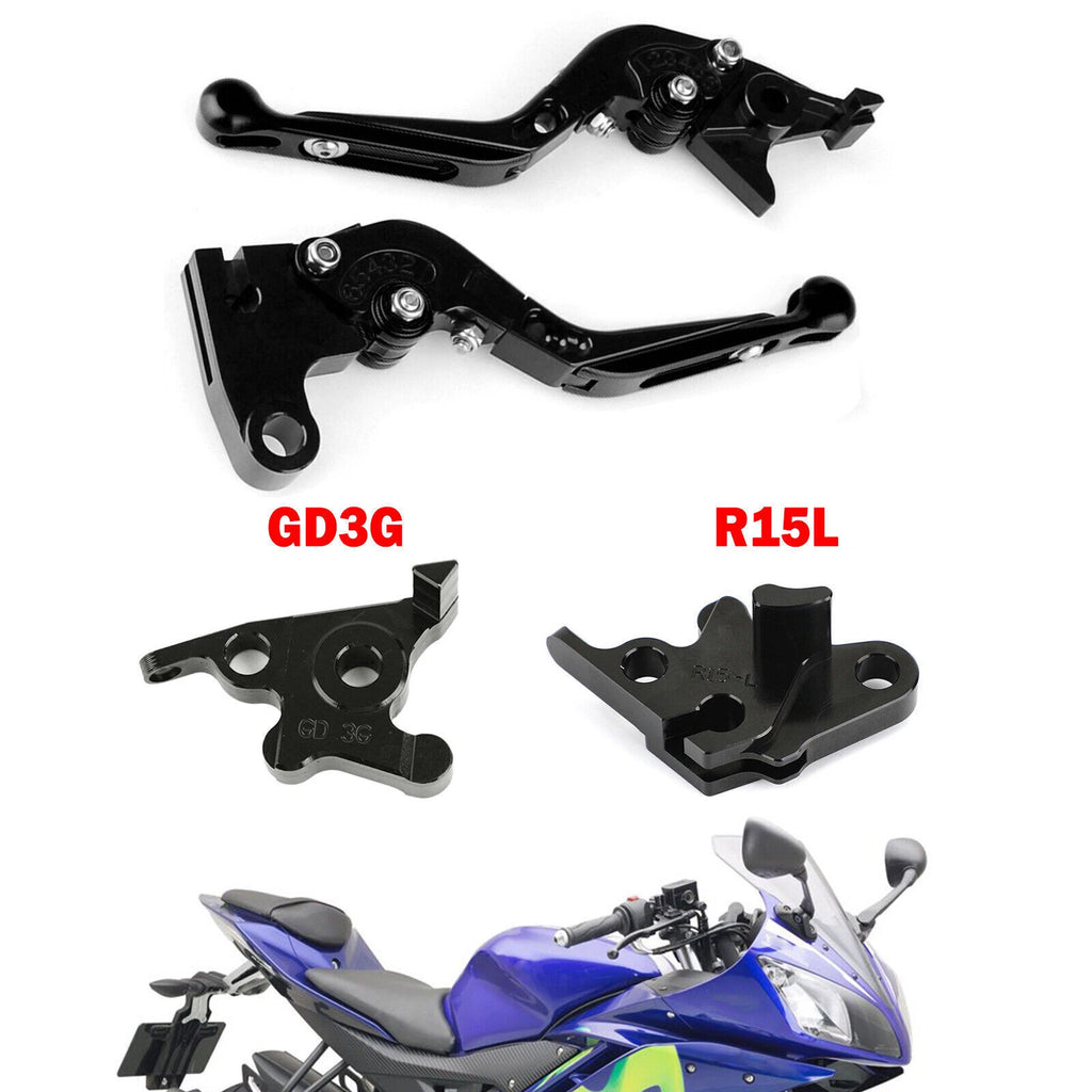 Adjustable Clutch Brake Lever for Yamaha MT125 (2014–2019) BLK T9