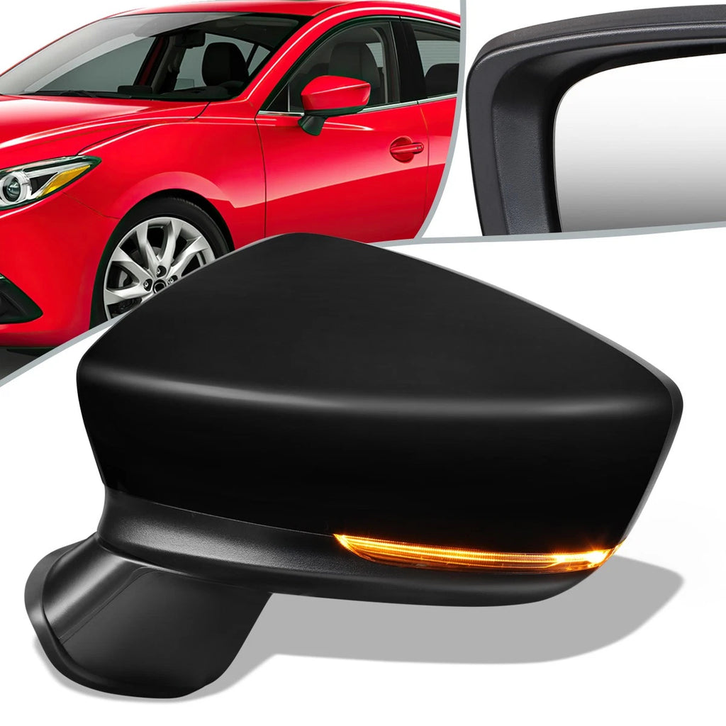 Powered Turn Signal Door Mirror Left for Mazda 3 (2017–2018) MA1320184