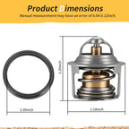 Thermostat w/ O-Ring for Arctic Cat Alterra 500 550 650 700 (2014–2021) 3413-012 0808-078