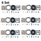 6X Carburetor Repair Kit for Walbro K22-HDA Chainsaw (Replace Parts)