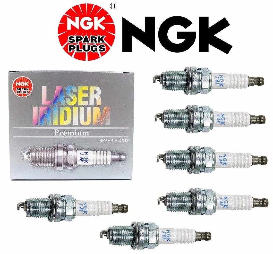 Set of 6 NGK Laser Iridium Spark Plugs for Acura Nissan Toyota Isuzu V6